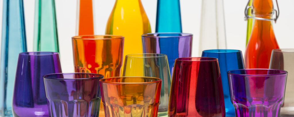 Bunte Gläser