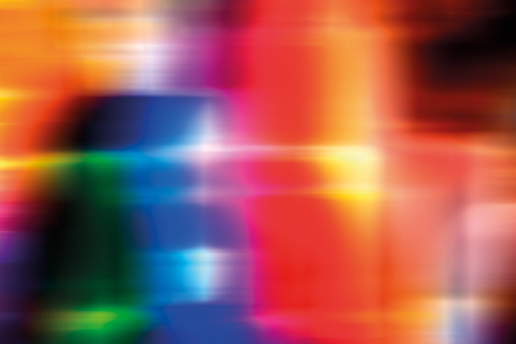 Bunte Flamme
