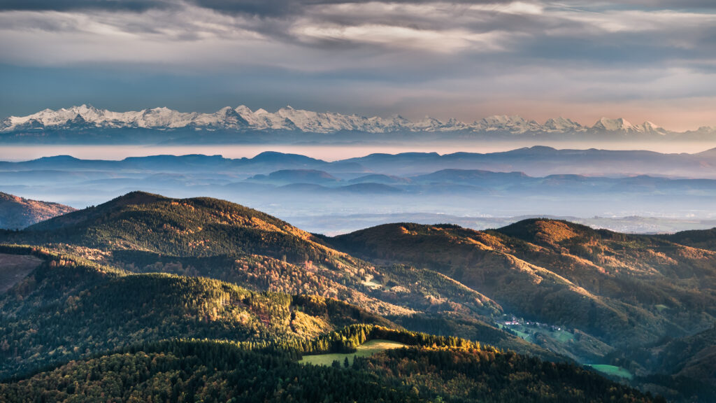 Schwarzwald Alpen Panorama