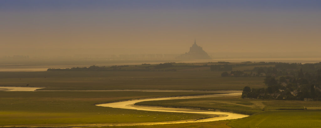 Mont Saint Michel at Dusk
