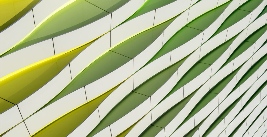 Dancing yellow and green