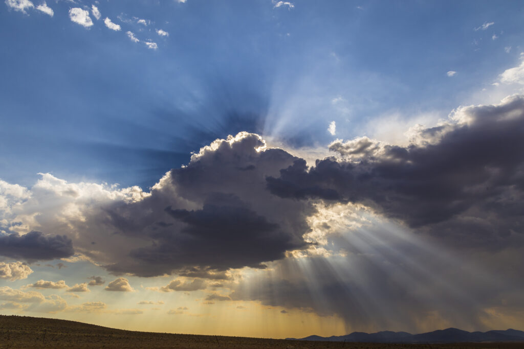 Cloudy rays