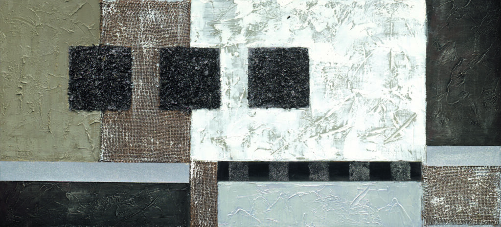 Black and White 3 Squares