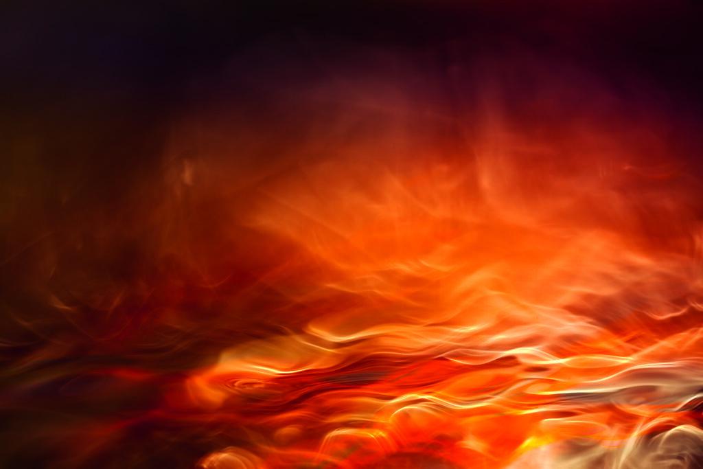 Burning water by Willy Marthinussen