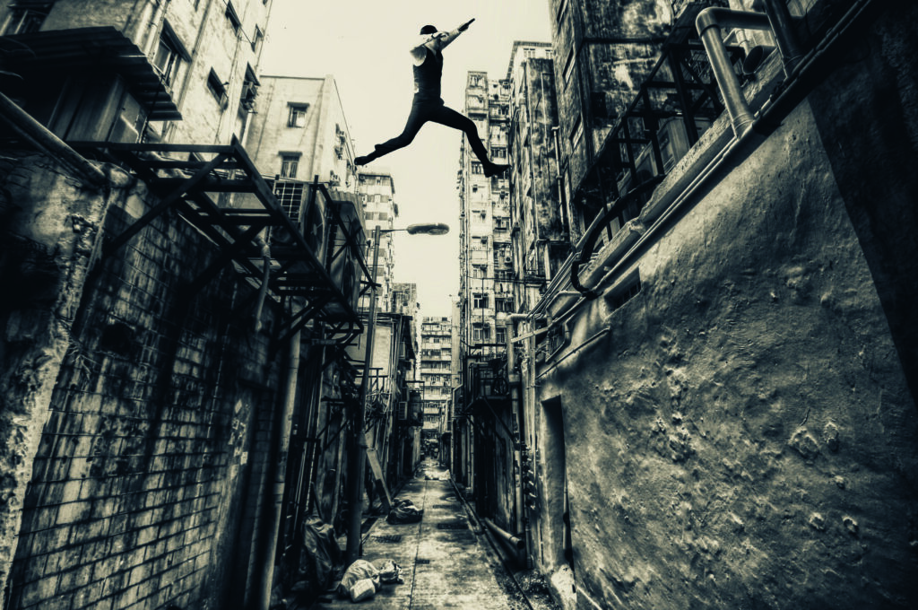Behind Street by Junites Uno