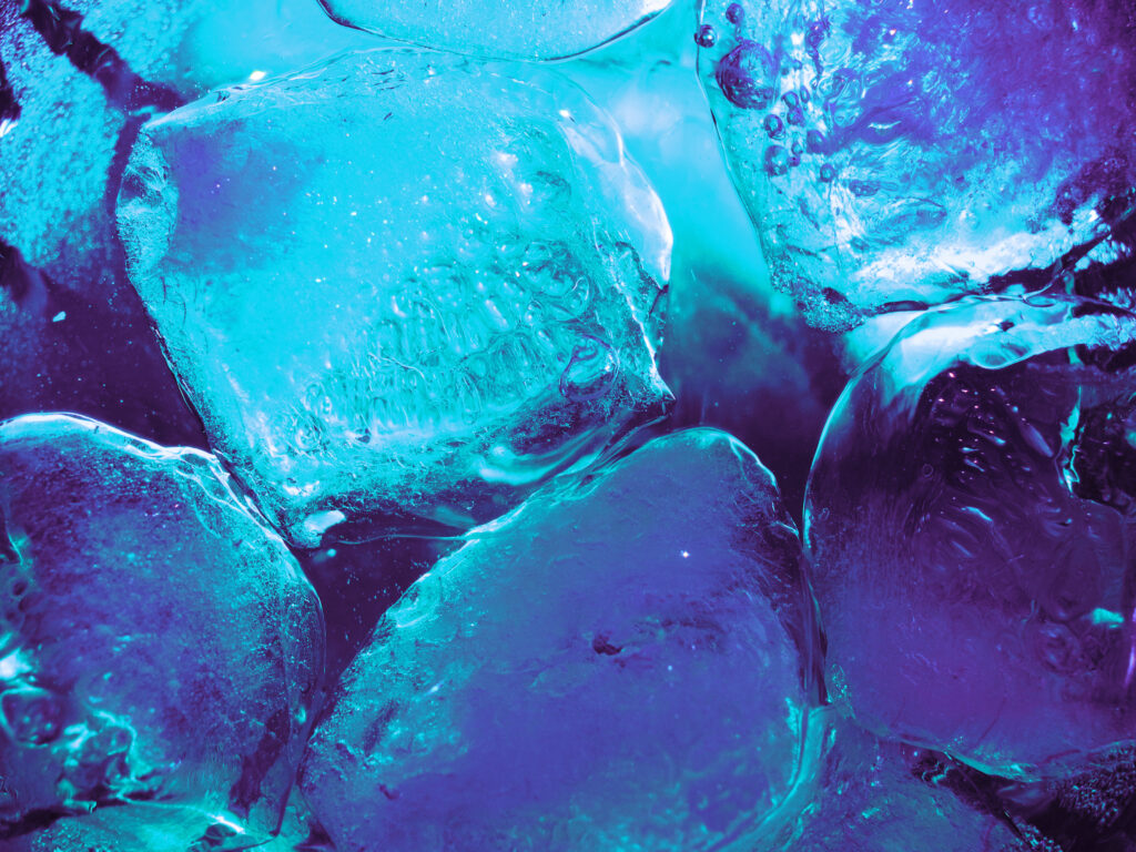 Blue Ice Cubes