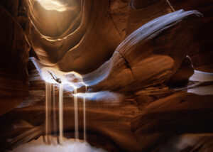 Antelope Waterfall by Juan P. De Miguel,1x.com