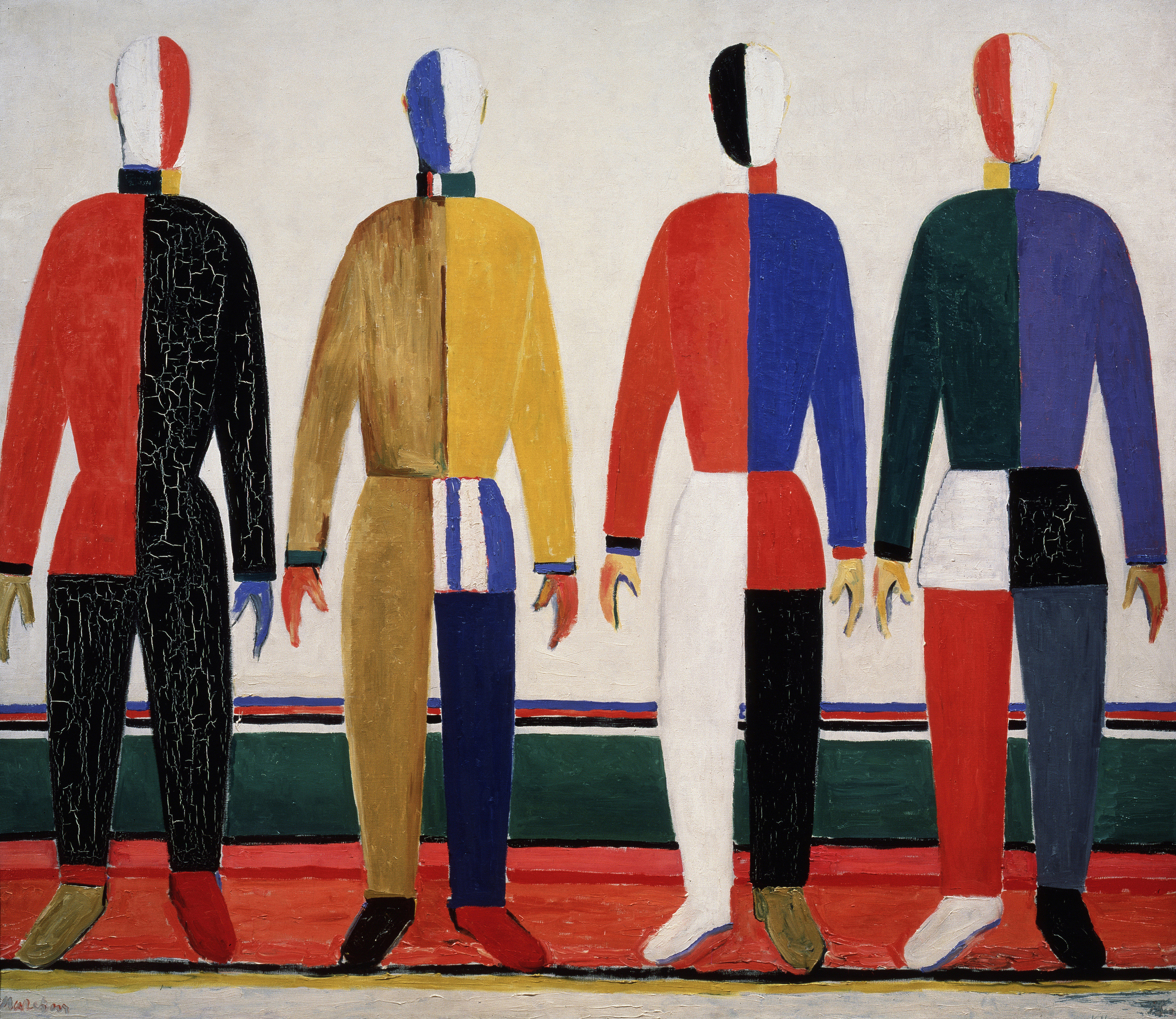 Die Sportler by Malewitsch Kasimir artothek