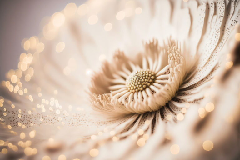 Beige Coral Flower By Treechild