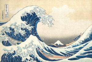 Die grosse Welle von Kanagawa by Hokusai, Katsushika, 1760-1849