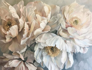 Poster Flower Paint 1 by Bilge Paksoylu