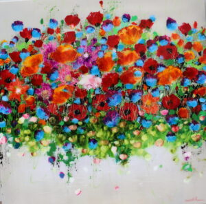 Vibrant Petal Symphony by Donatella Marraoni