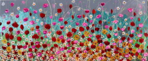Vibrant Floral Meadow by Donatella Marraoni
