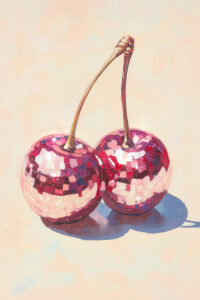 Disco Cherries by Melloi Art prints