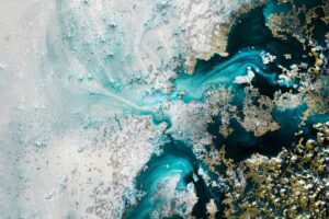 Abstract Coastal- Sea View by By Petra Meikle de Vlas