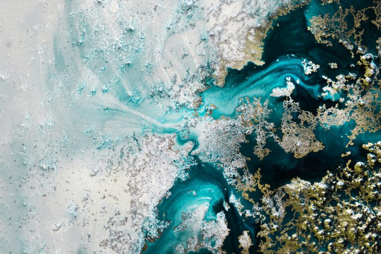 Abstract Coastal- Sea View by By Petra Meikle de Vlas
