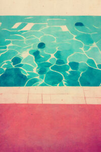 Serene Poolside by Treechild